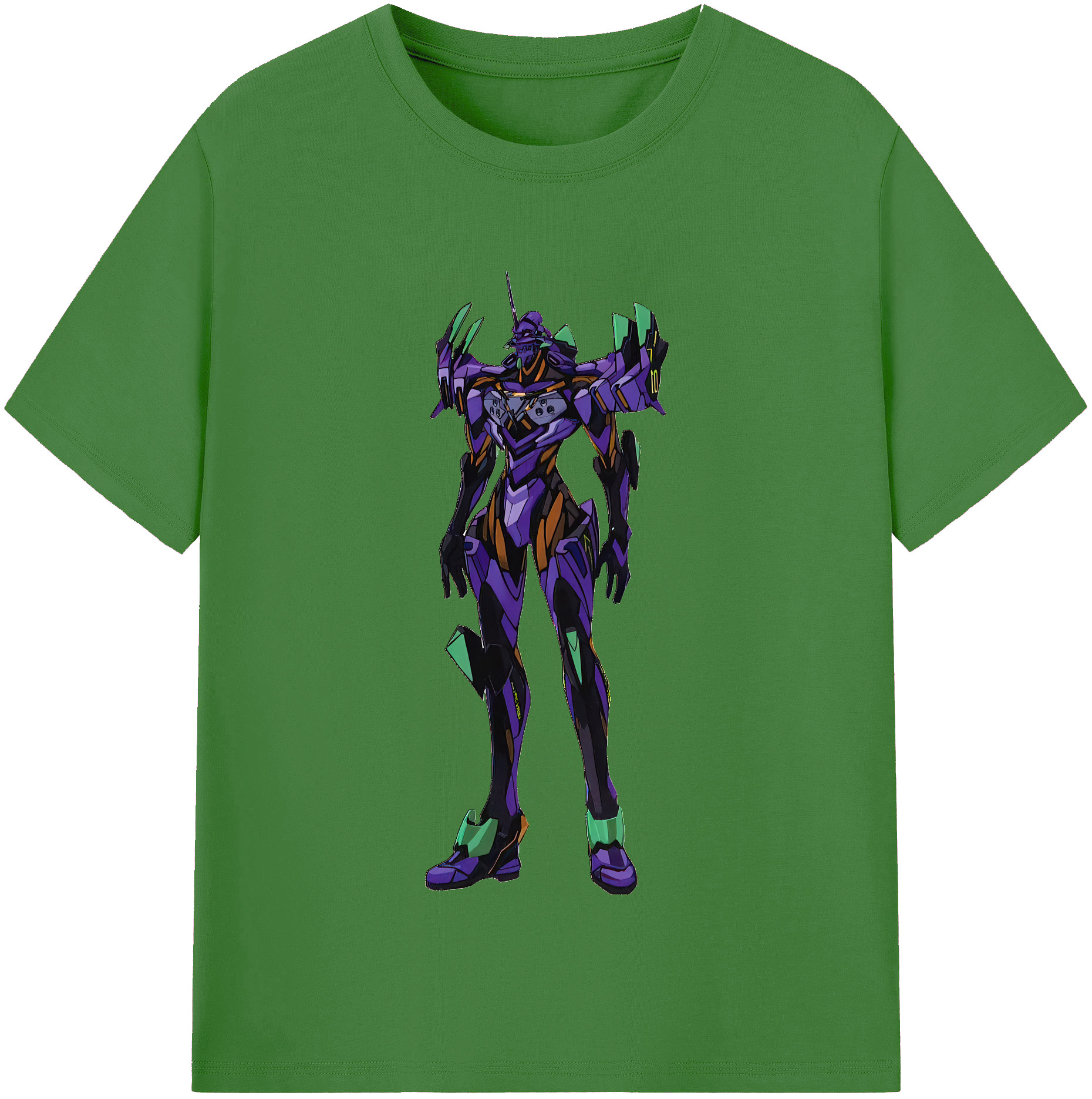 （画像用） EVA 新世紀エヴァンゲリオン レディースカジュアルプリントTシャツ（綿100％）